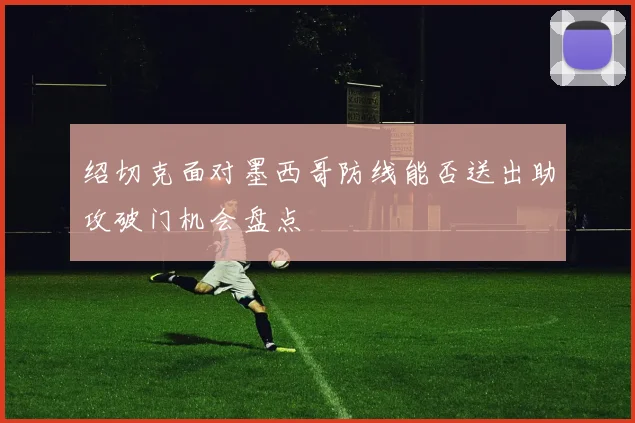 绍切克面对墨西哥防线能否送出助攻破门机会盘点
